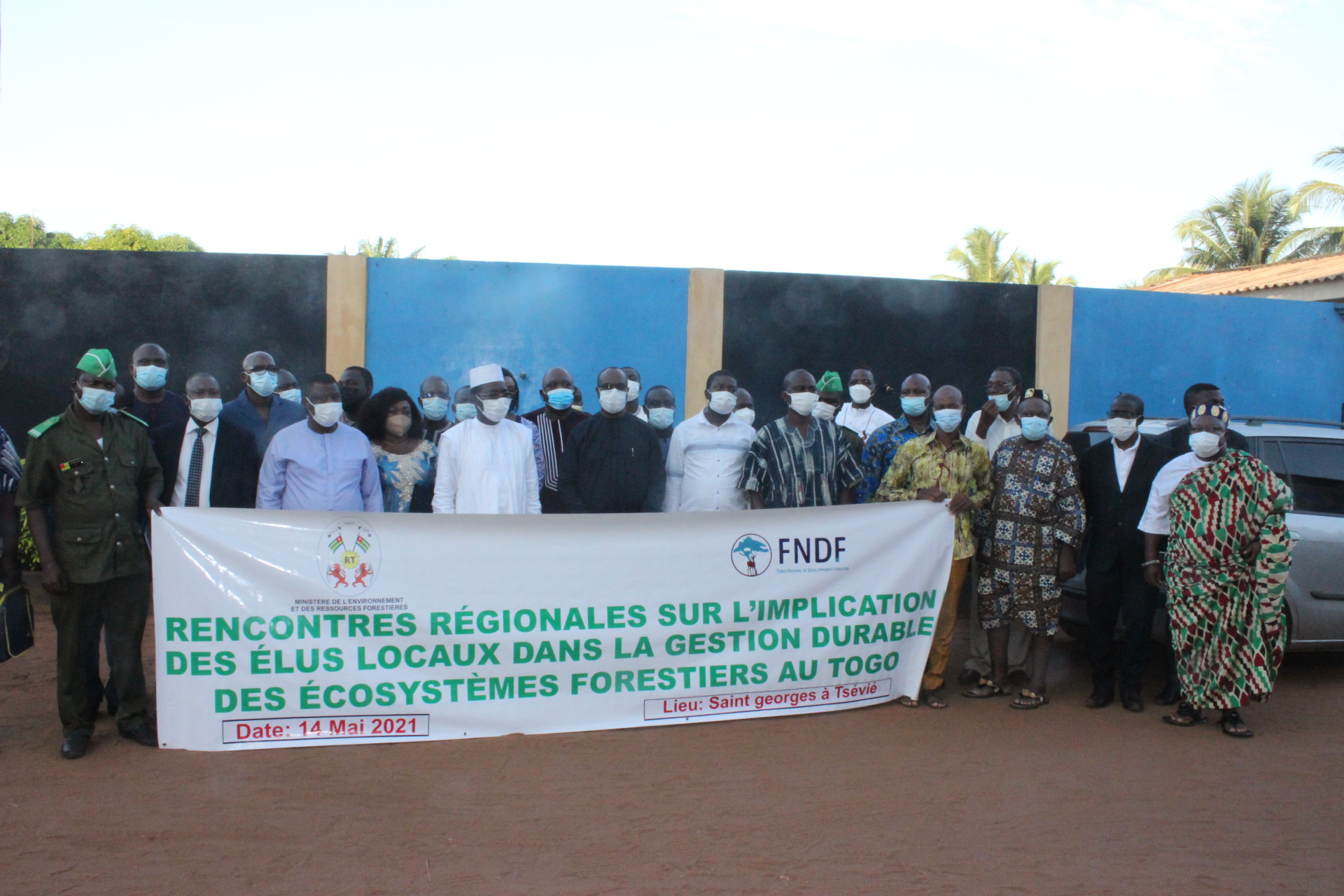 sensibilisation des maires Tsévié et grand Lomé